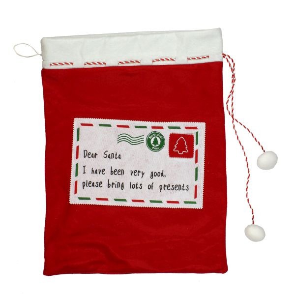 Red Felt Christmas Sack 65cm by Juliana