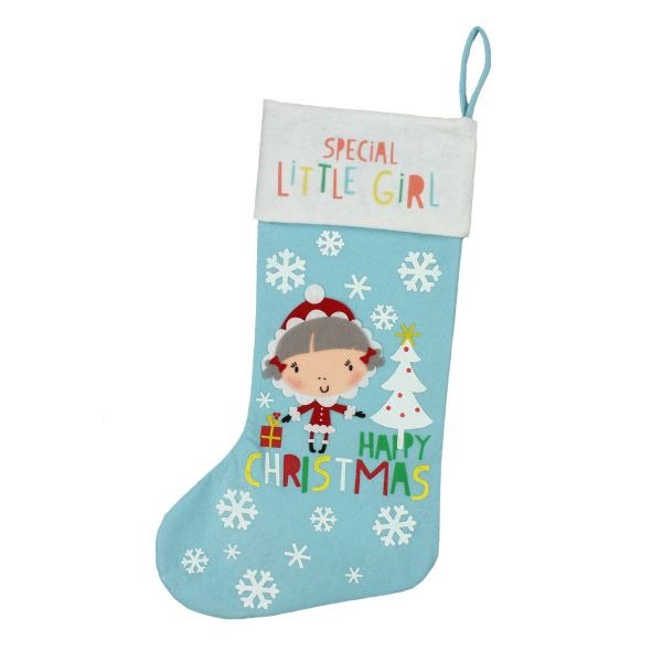 Special Little Girl Stocking by Juliana