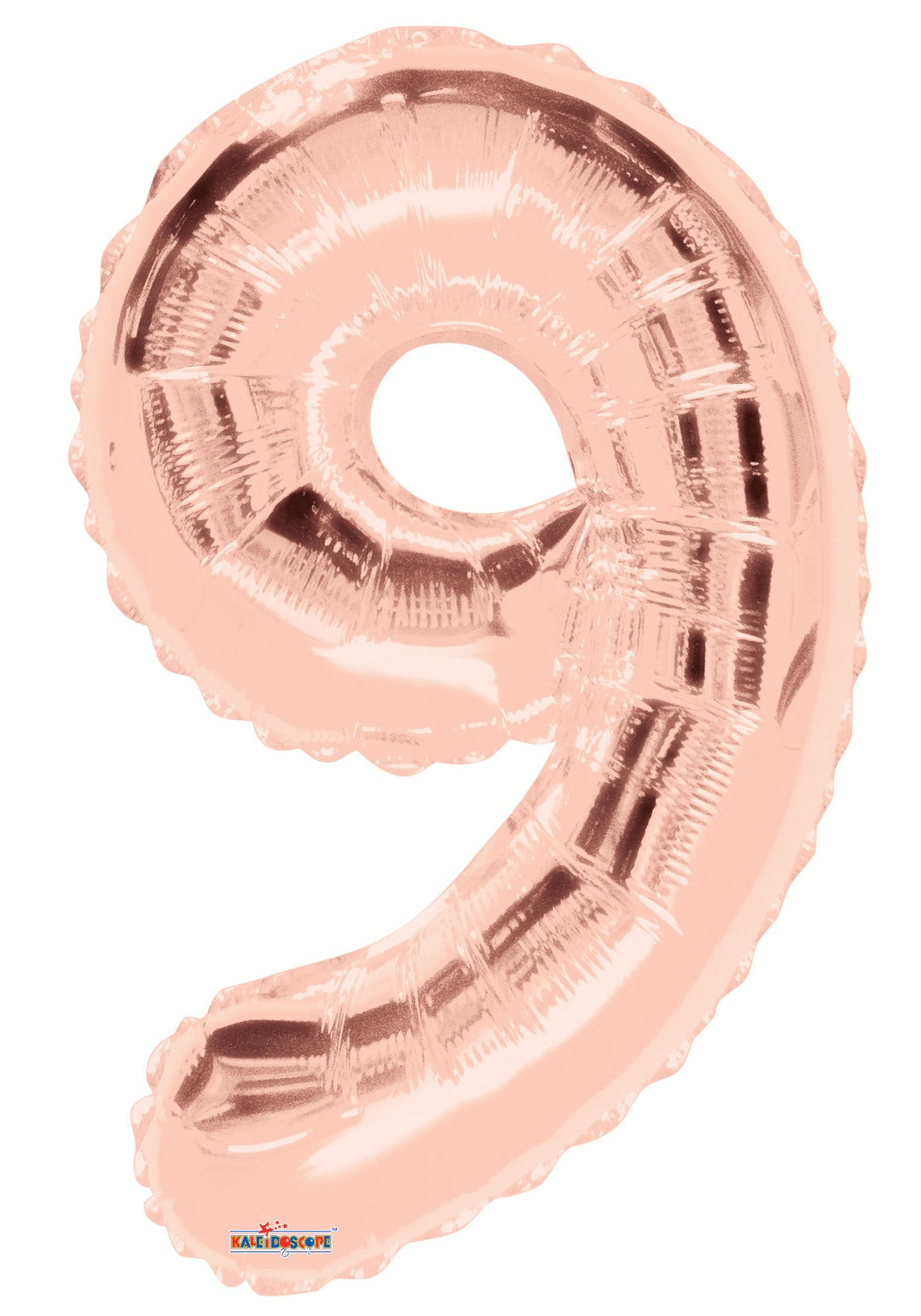 34" Number Balloon - 9 - Rose Gold