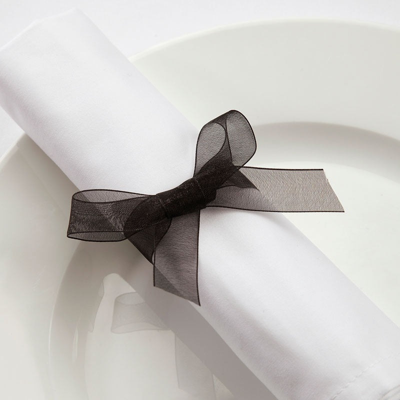 Black Organza Ribbon
