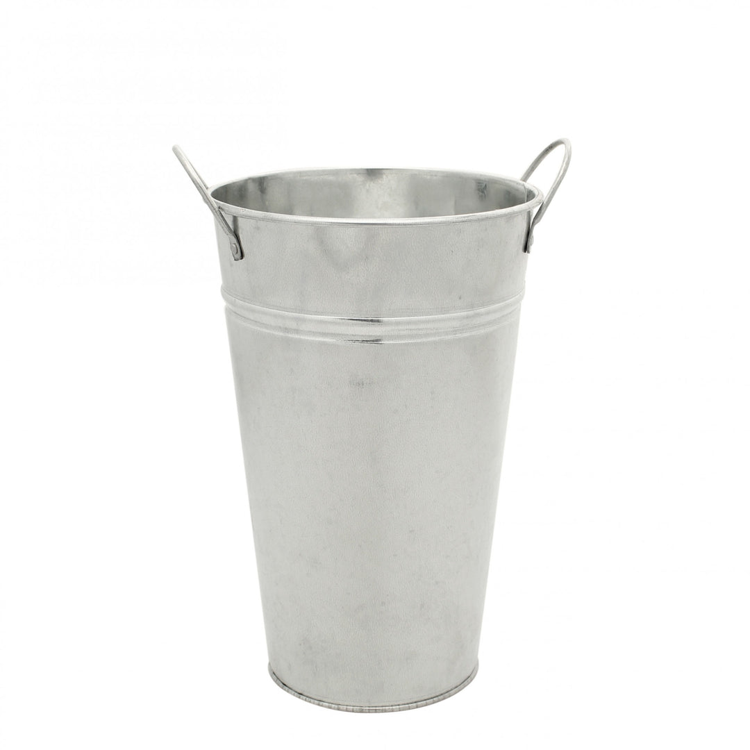 Galvanised Vase 25cm