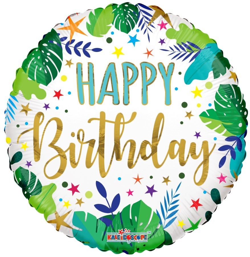 18\" ECO ONE Balloon - Birthday Jungle