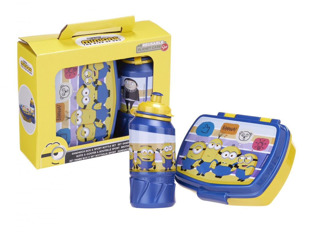Minions 2 Lunch Box Set With Bottle