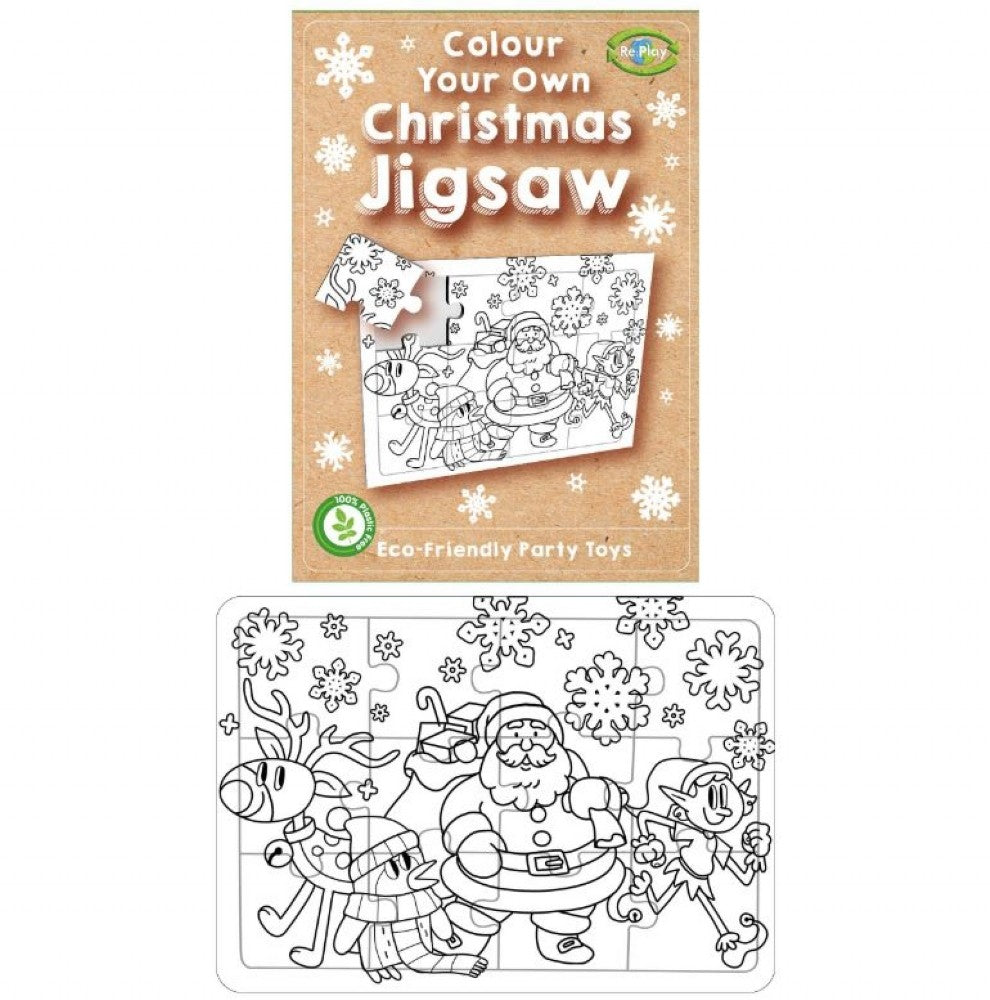 Colour Your Own Christmas Jigsaw