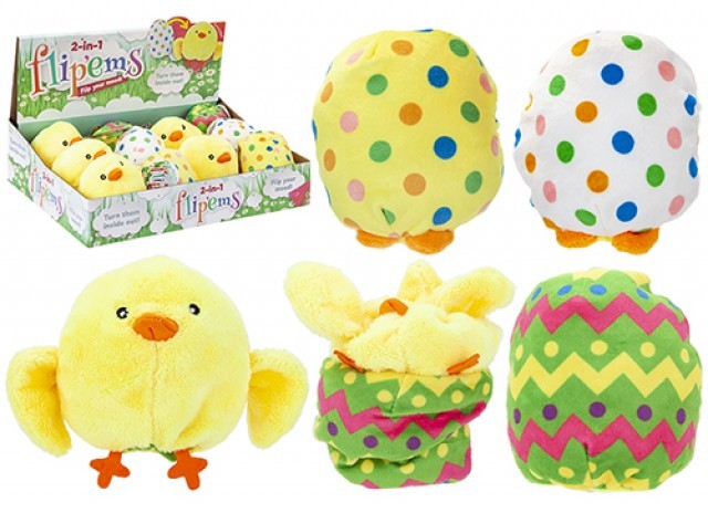 Soft Reversible Chick Plush (12cm assorted)