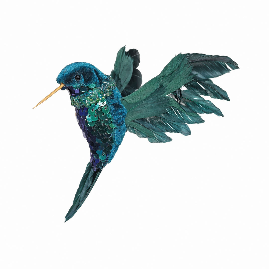 Blue Velvet Humming Bird (11cm)