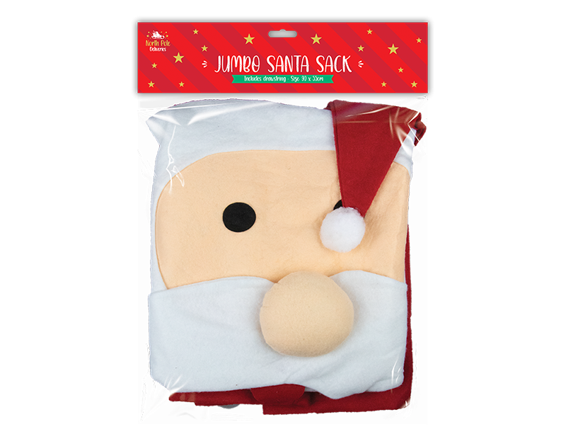 Jumbo Christmas Santa Sack (90cm x 55cm)