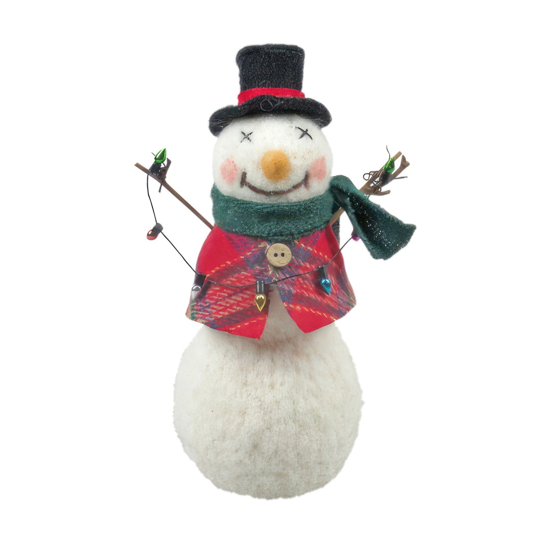 Felt Snowman with Top Hat (19.5cm)