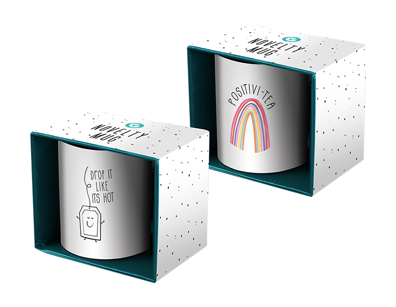 Printed Novelty Mug In Box (Assorted)