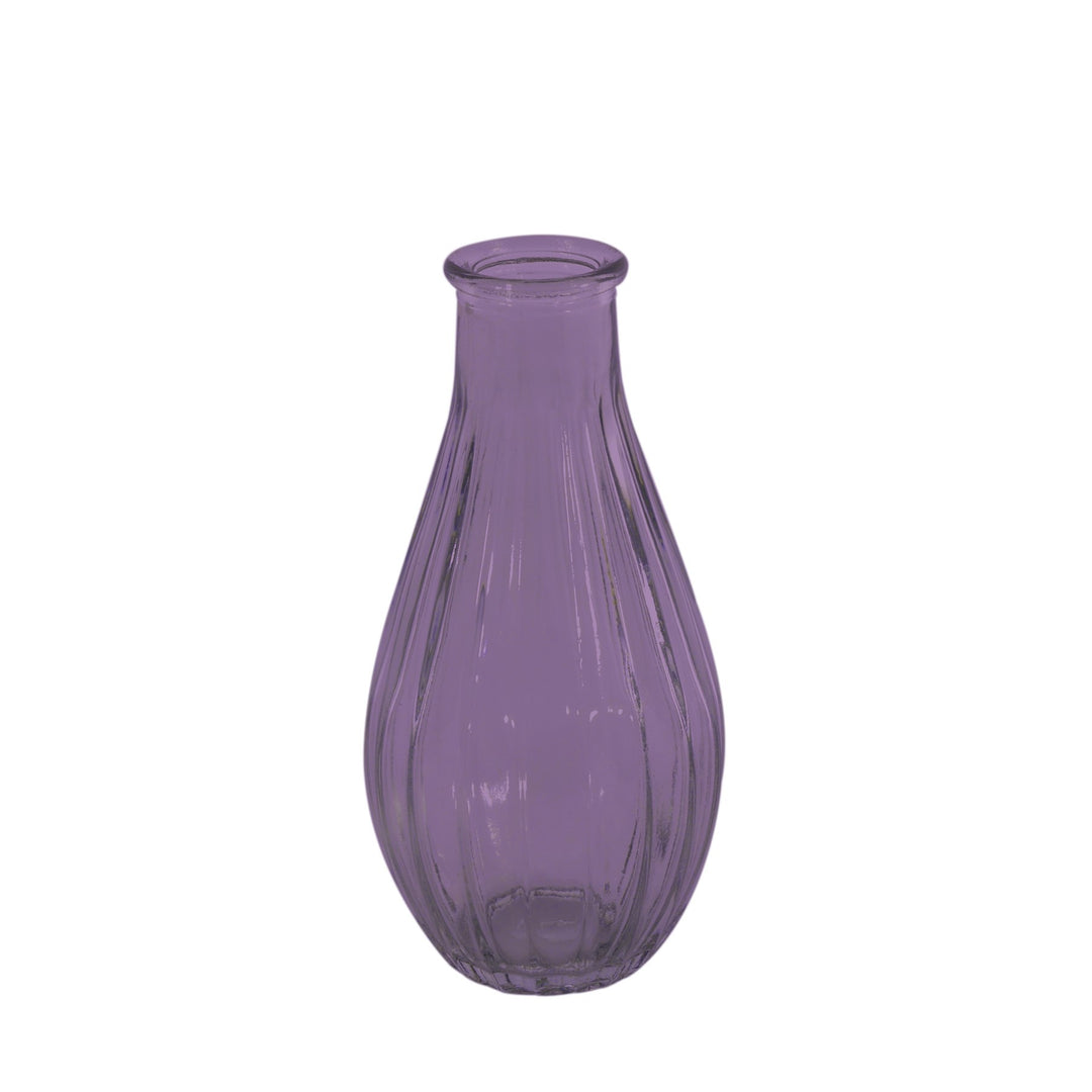 Lilac Vintage Fluted Bud Vase (14cm)