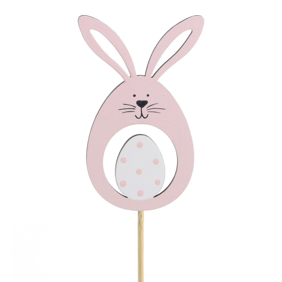 Pink Easter Bunny Pick (10cm)