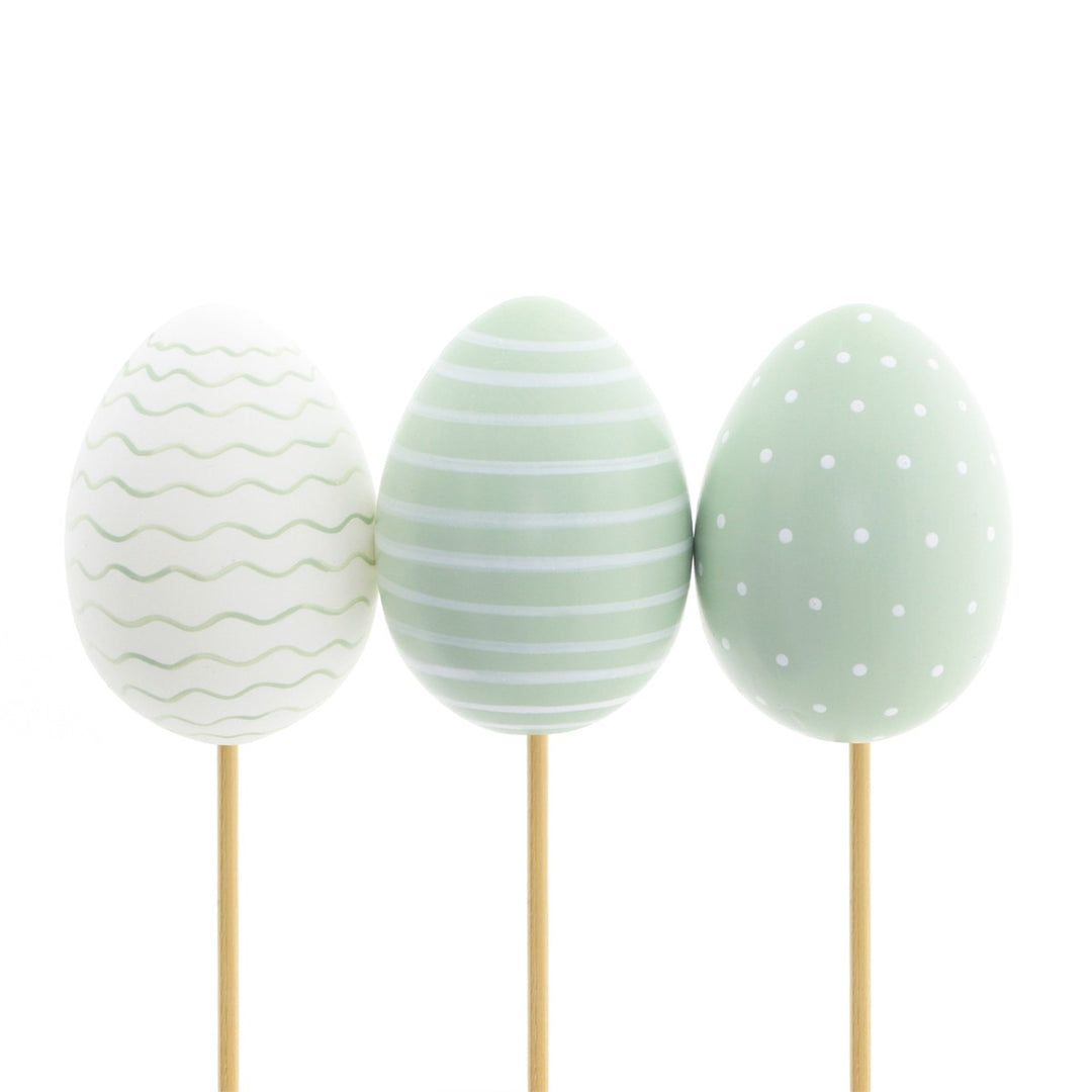 Green Easter Egg Pick (Pack of 10)