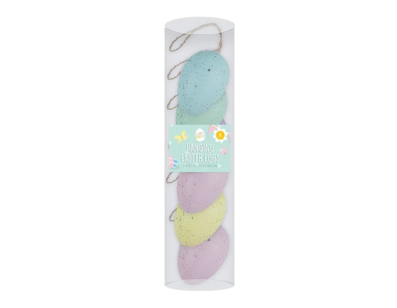 Pack of 6 Hanging Easter Eggs