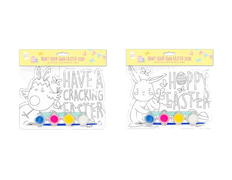 Easter Paint Your Own Card Sign