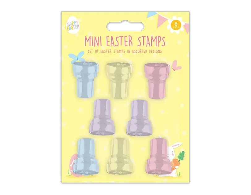 Pack of 8 Mini Easter Stamps