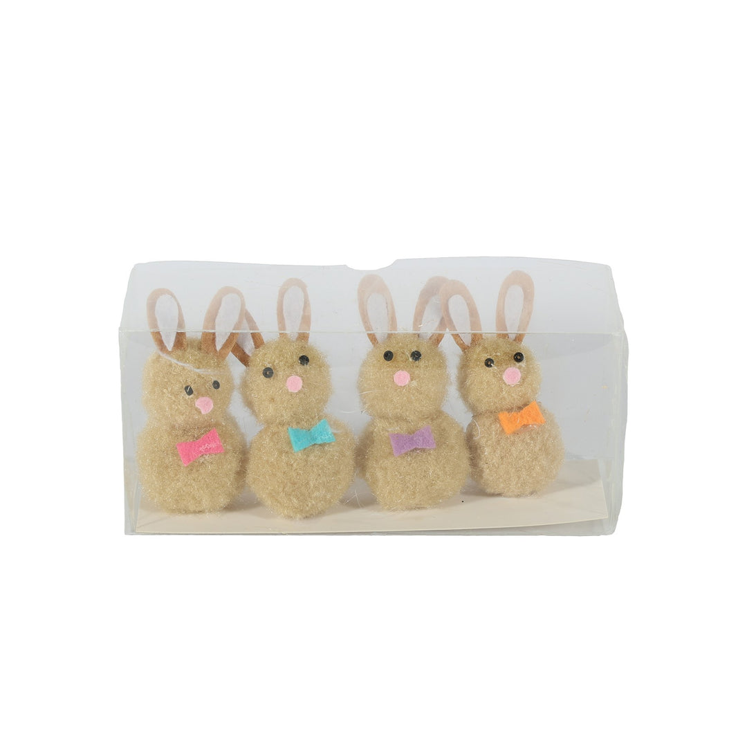 Bunnies in Clear Box (Pack of 4)