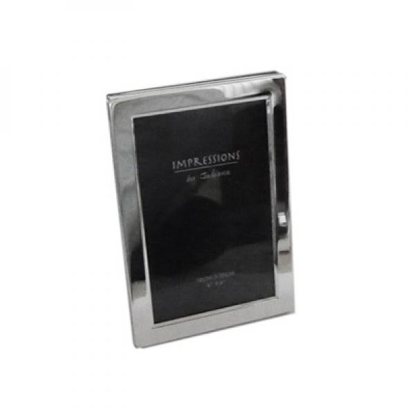 Impressions Silverplated Photo Frame Flat Edge - 4 Inch X 6 Inch