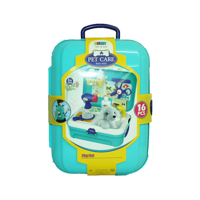 Soft Dog Pet Care In Backpack