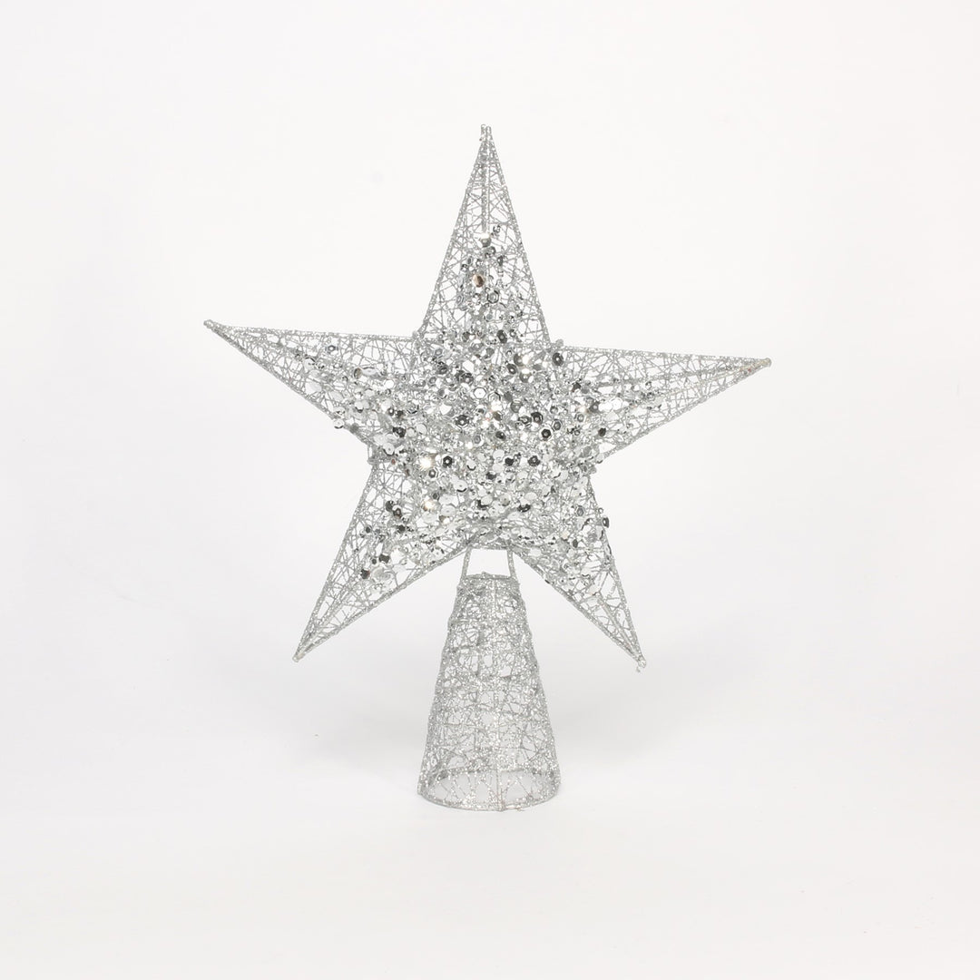 Silver Tree Topper (H30cm)