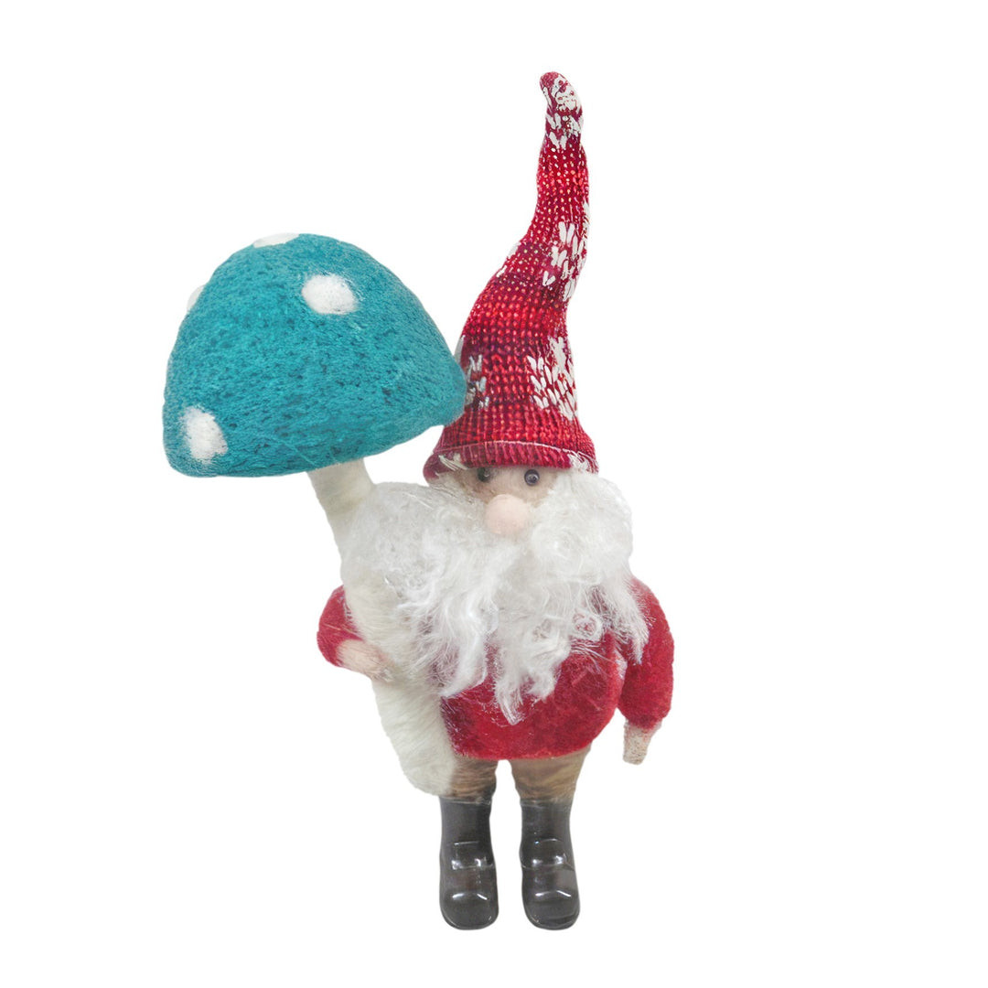 Felt Elf with Red Hat Hanging Decoration (18.5cm)
