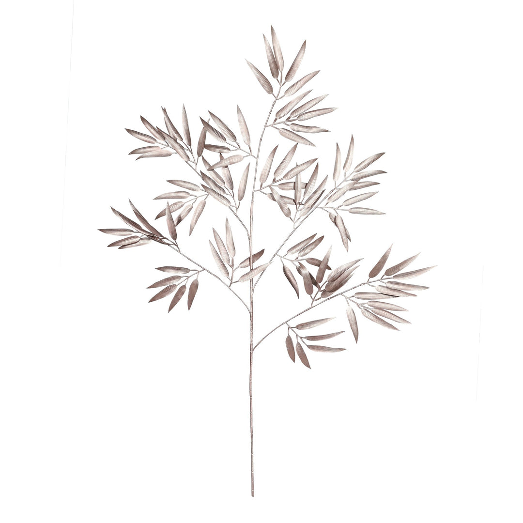 Pink Metallic Bamboo Leaf Stem