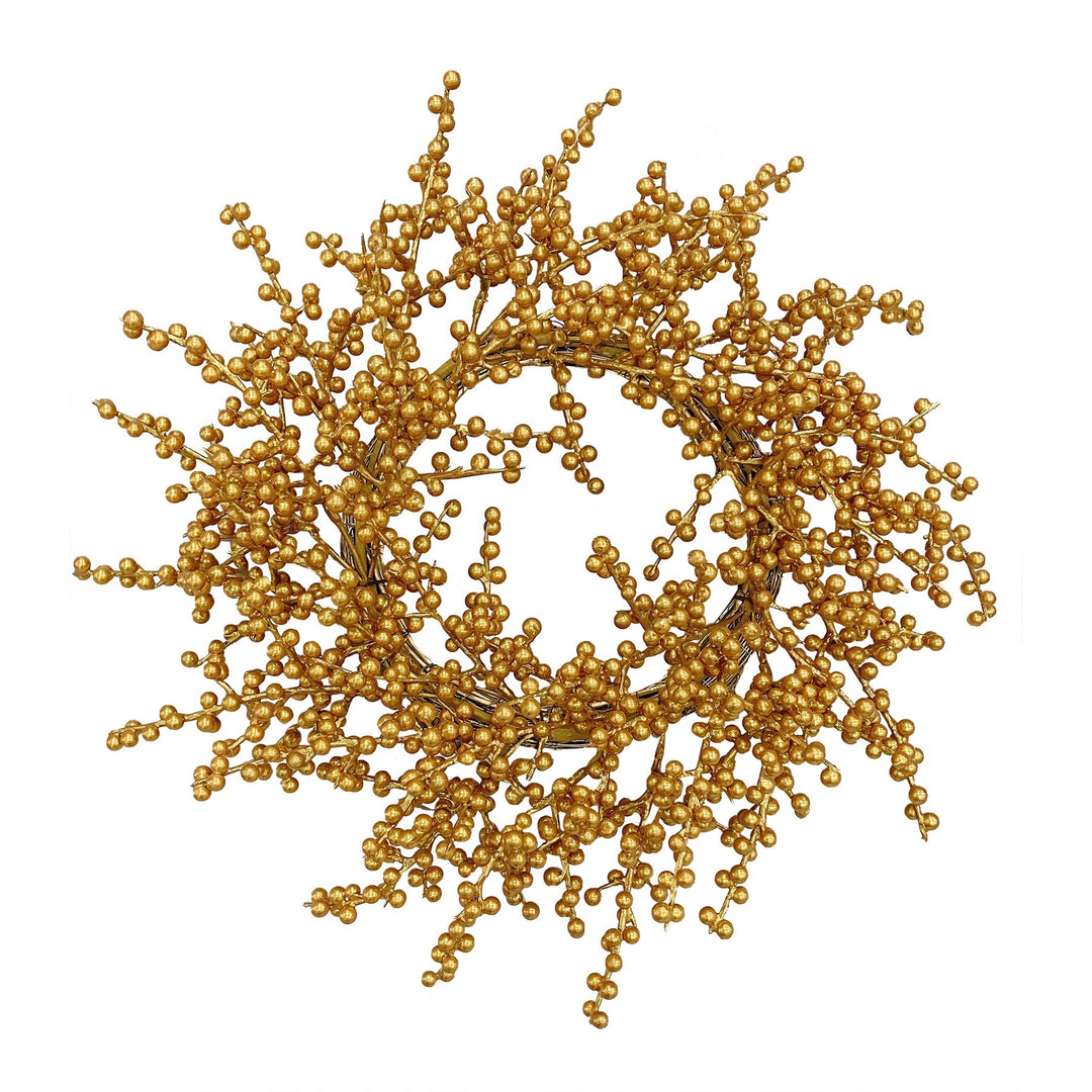 Gold Berry Wreath (60cm)