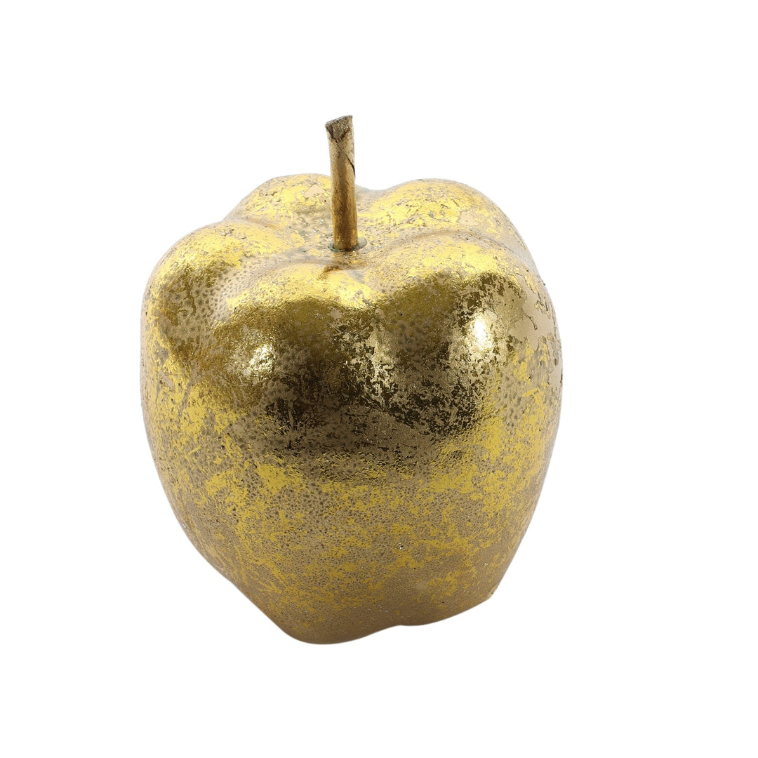 Gold Metallic Apple Hanging Decoration