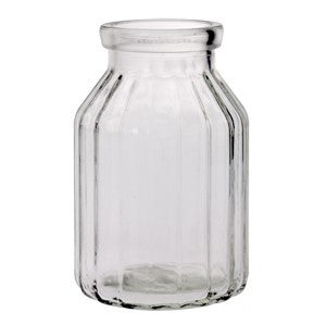 Clear Matilda Glass BottleÂ Vase (16.5cm)