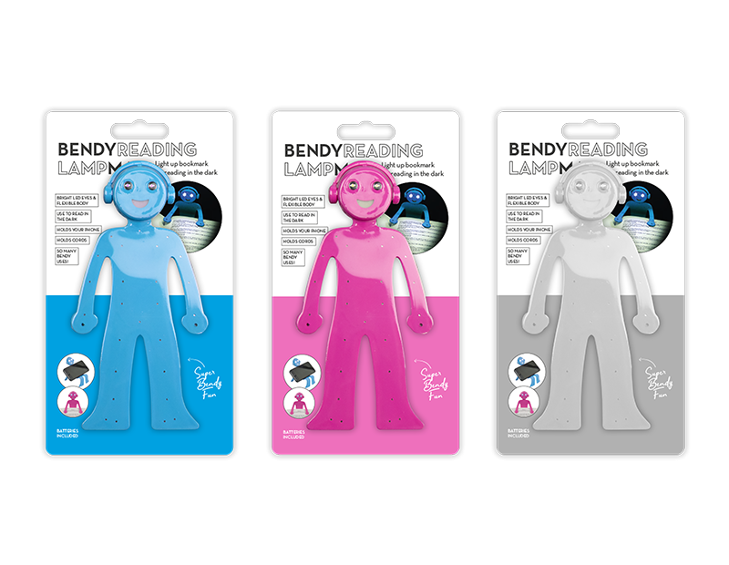 Novelty Bendy Reading Lamp Man