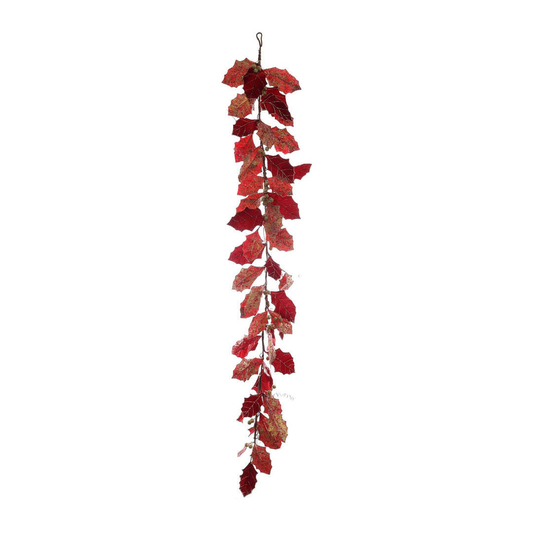 Garland with Berries -Red/Gold  (180cm)