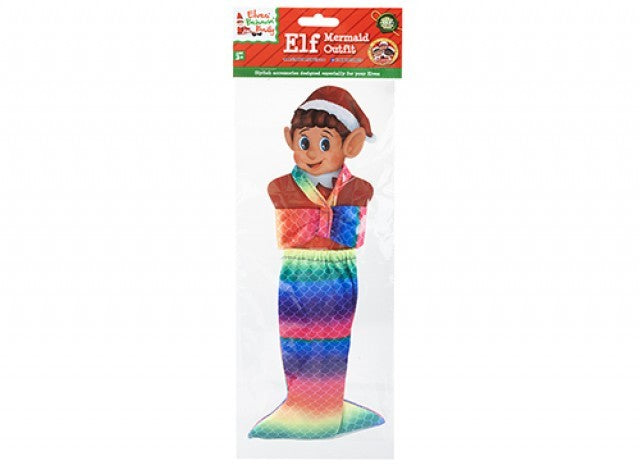 Naughty Elf Mermaid Costume