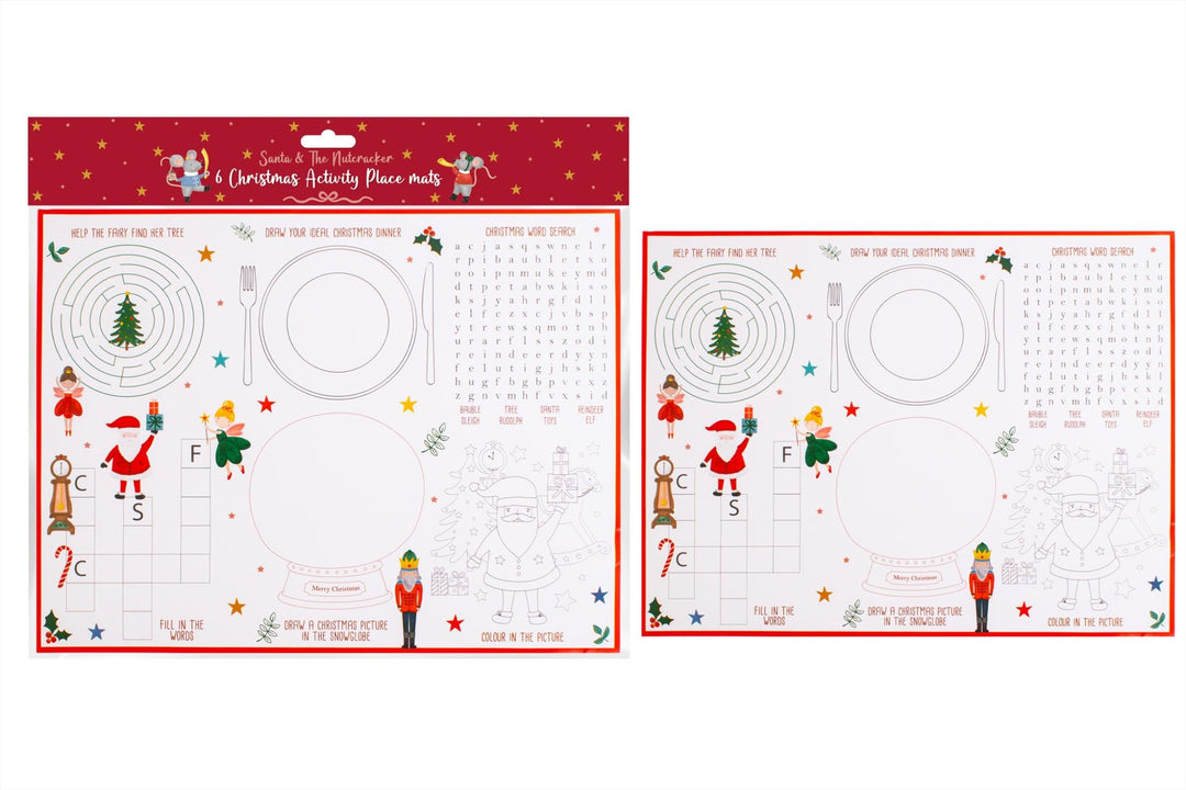 Santa &amp;The Nutcracker Activity Placemats