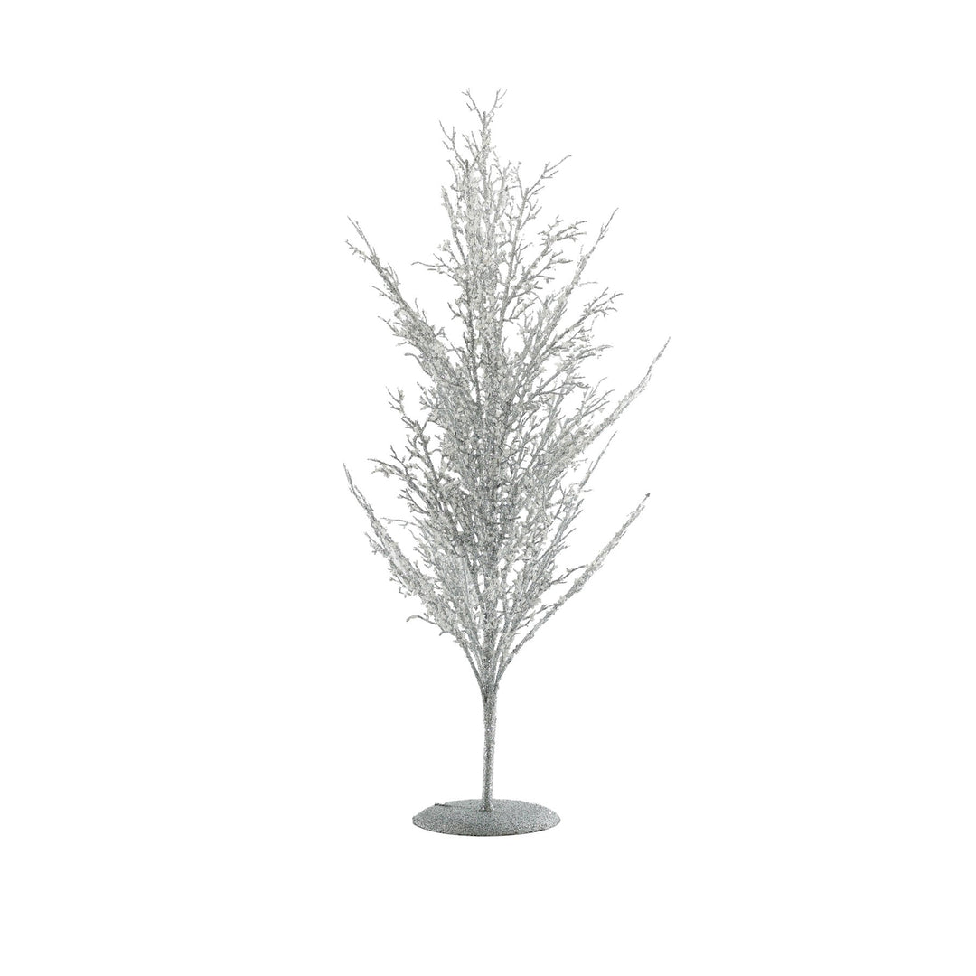 Glitter and Beaded Tree - Silver (55cm)