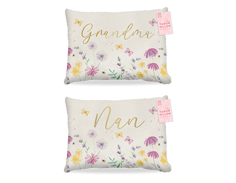Assorted Mothers Day Embroidered Pillow