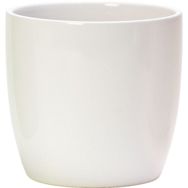 Swan White Ceramic Oxford Plant Pot  (Pack of 4)