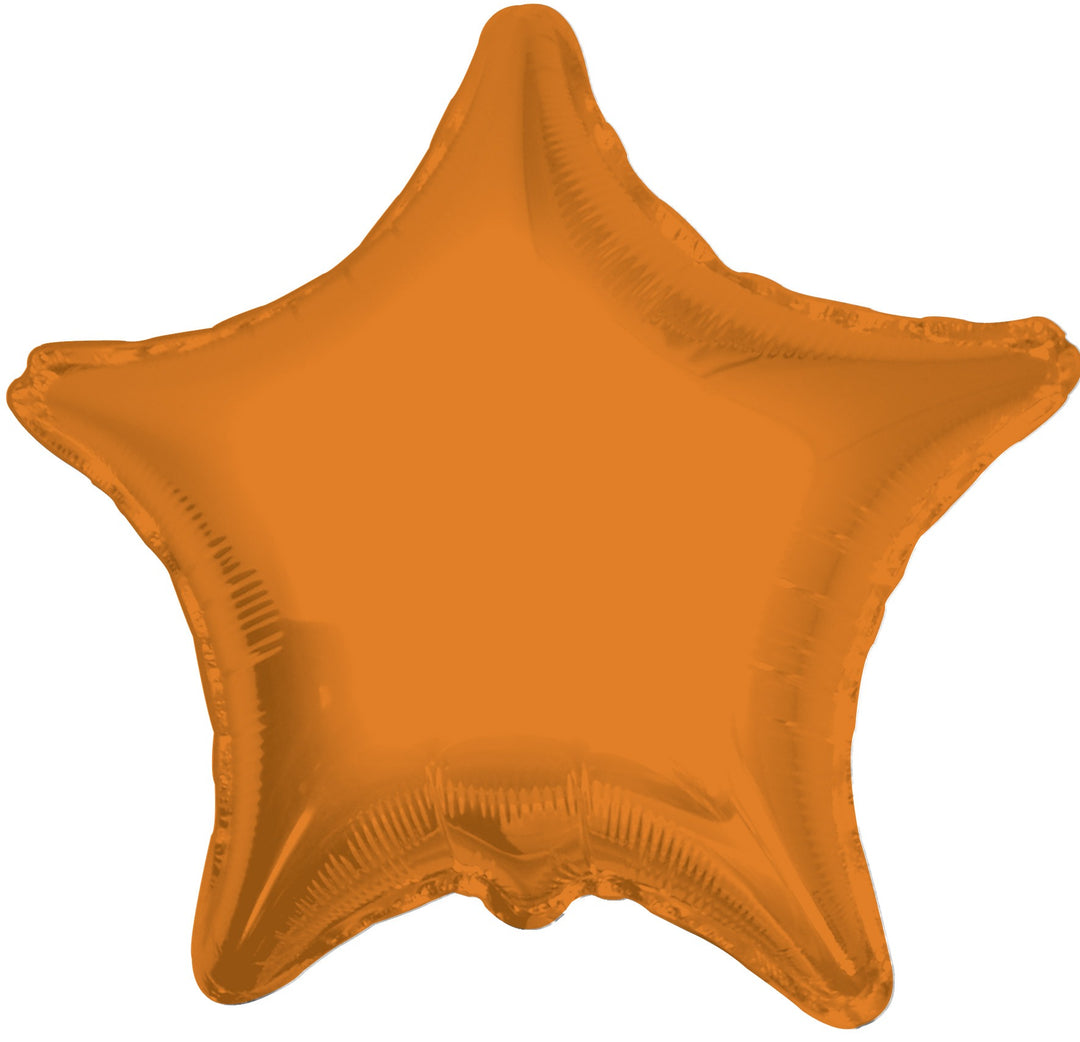 Orange Star Balloon 22 inch
