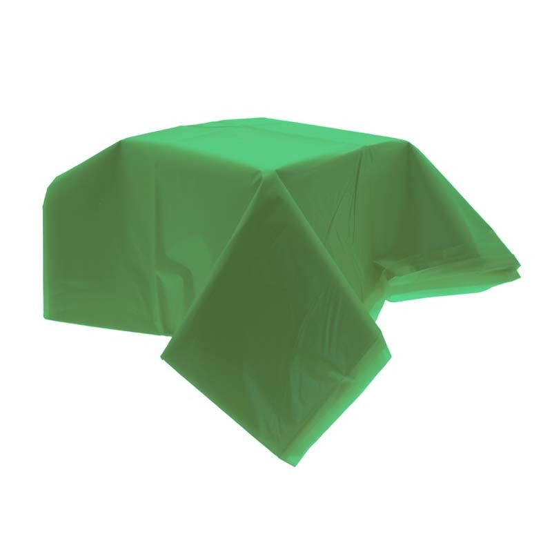 Lime Green Plastic Table Cover