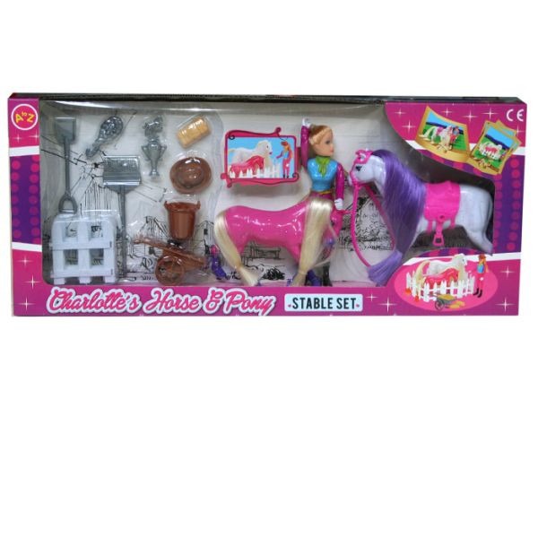 Charlotte&#039;s Horse &amp; Pony Stable Set